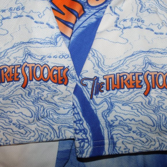 Vintage 3 Stooges Cycling Jersey L/XL + 1992 Suspenders - Picture 7 of 11